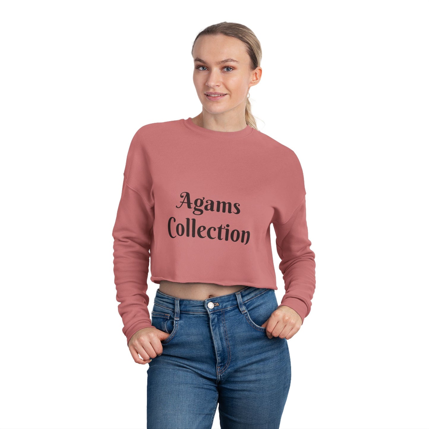 Cropped Sweatshirt - Agams Collection - Trendy Women's Fashion