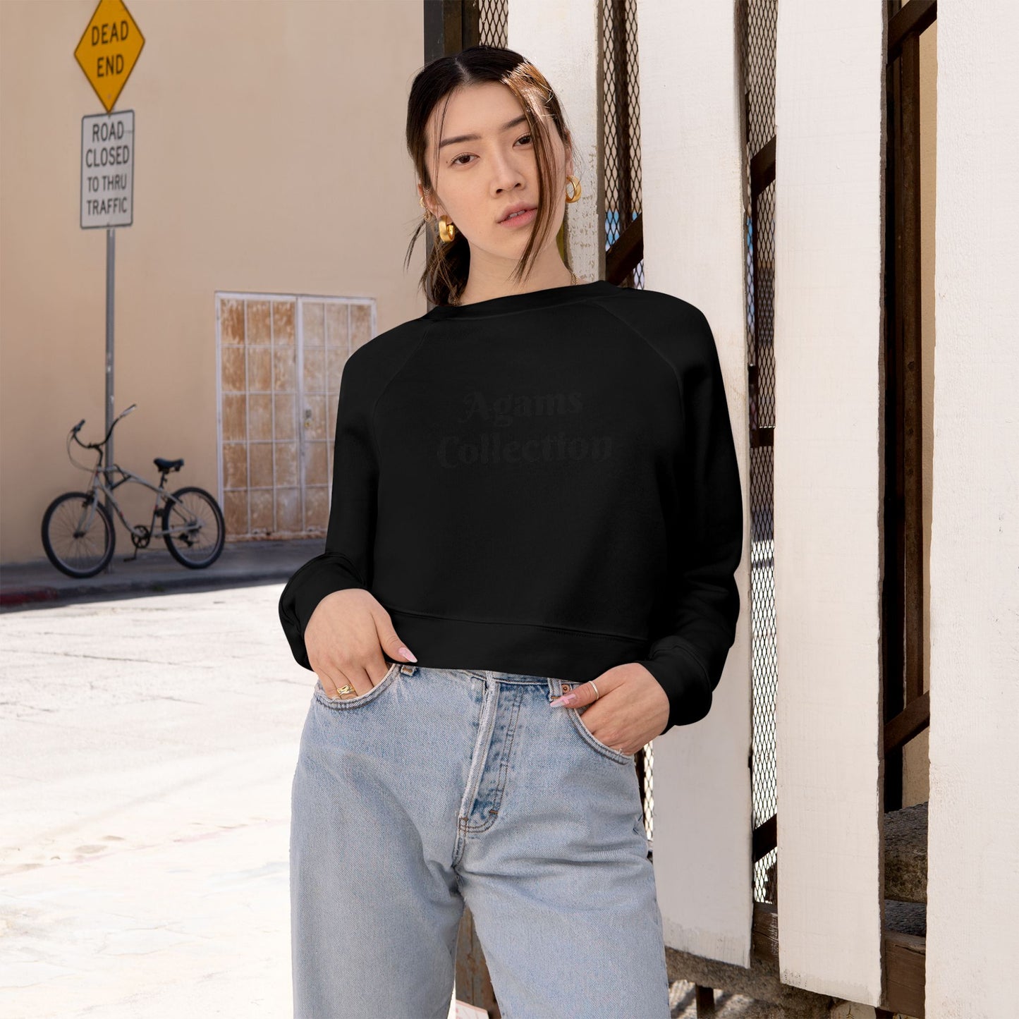 Trendy Women's Cropped Fleece Pullover - Cozy & Stylish for Everyday Wear