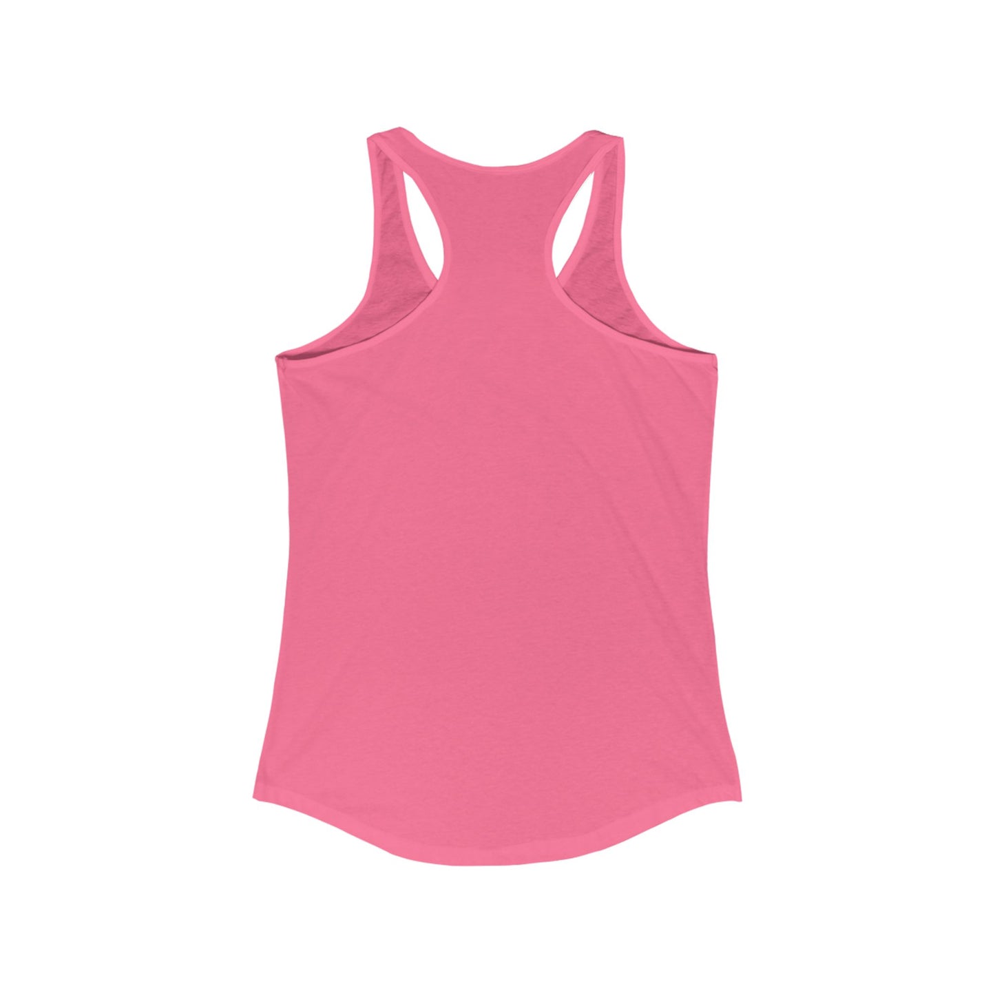 Women's Ideal Racerback Tank - Mountain & Moon Design for Outdoor Lovers