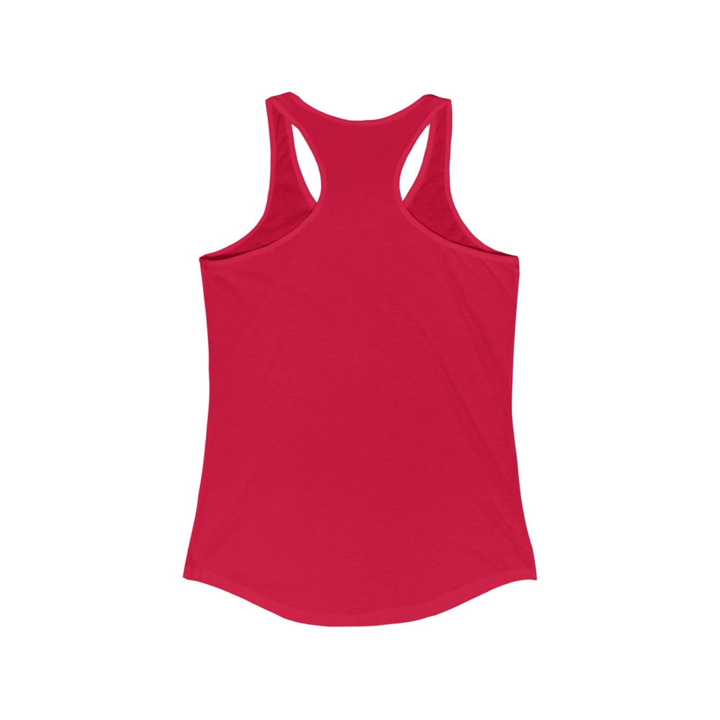 Women's Ideal Racerback Tank - Mountain & Moon Design for Outdoor Lovers