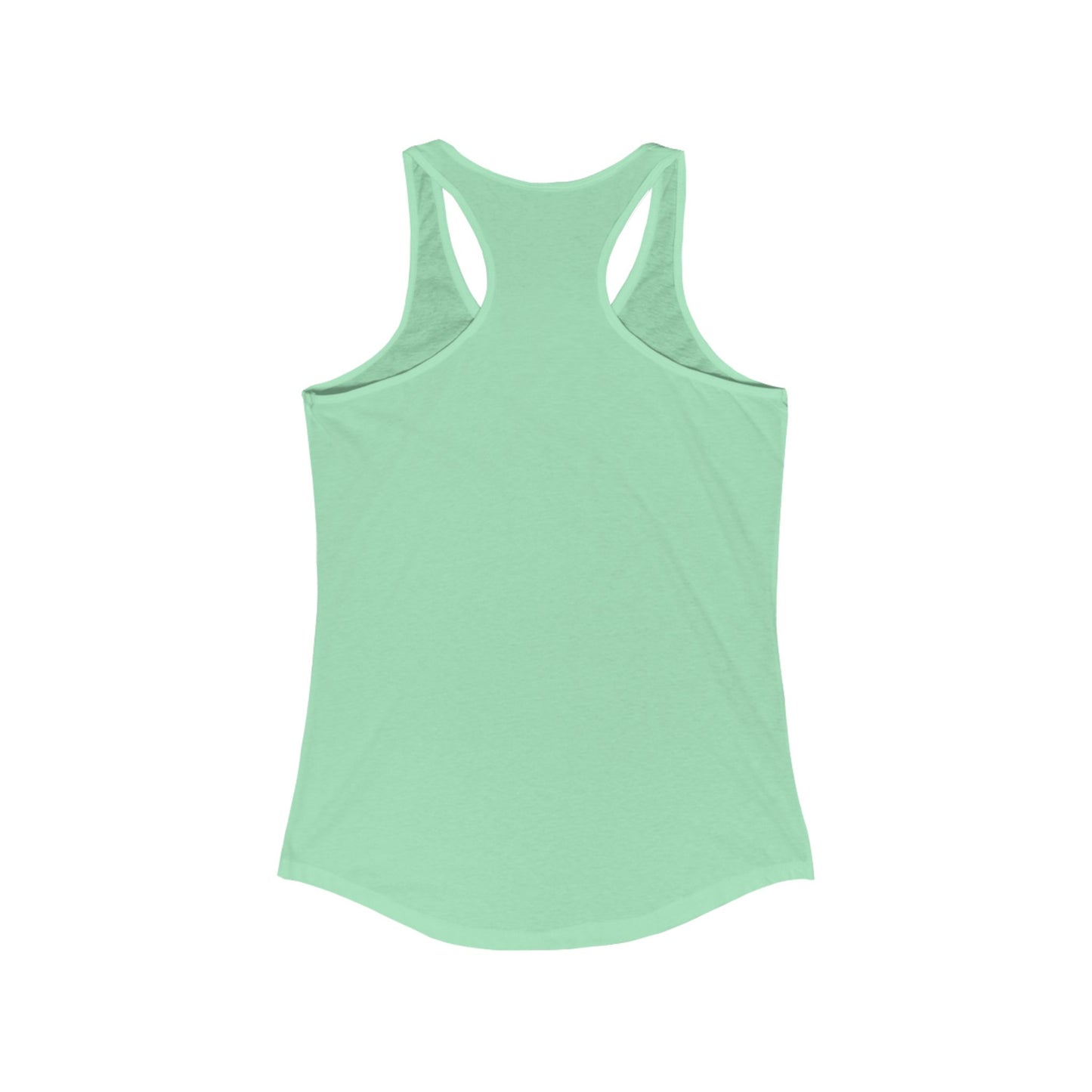 Women's Ideal Racerback Tank - Mountain & Moon Design for Outdoor Lovers