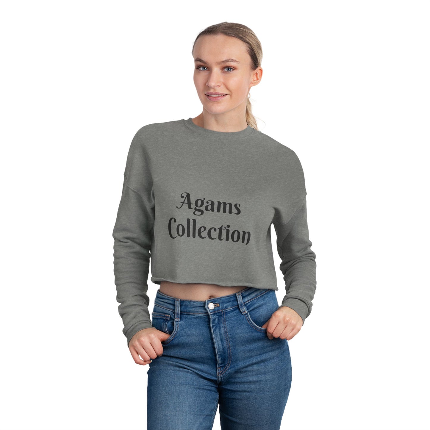 Cropped Sweatshirt - Agams Collection - Trendy Women's Fashion