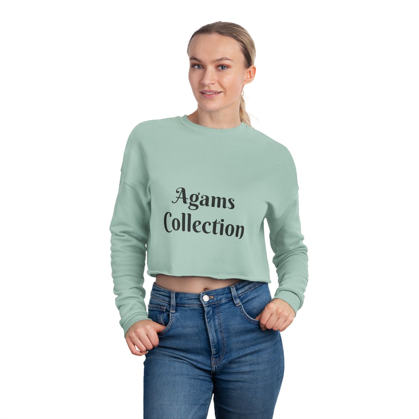 Cropped Sweatshirt - Agams Collection - Trendy Women's Fashion