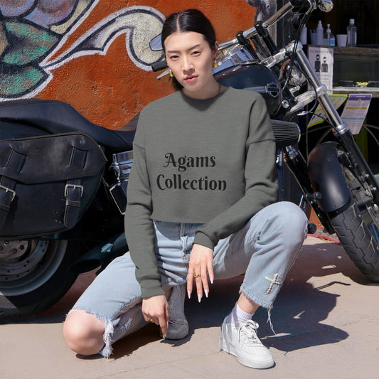 Cropped Sweatshirt - Agams Collection - Trendy Women's Fashion