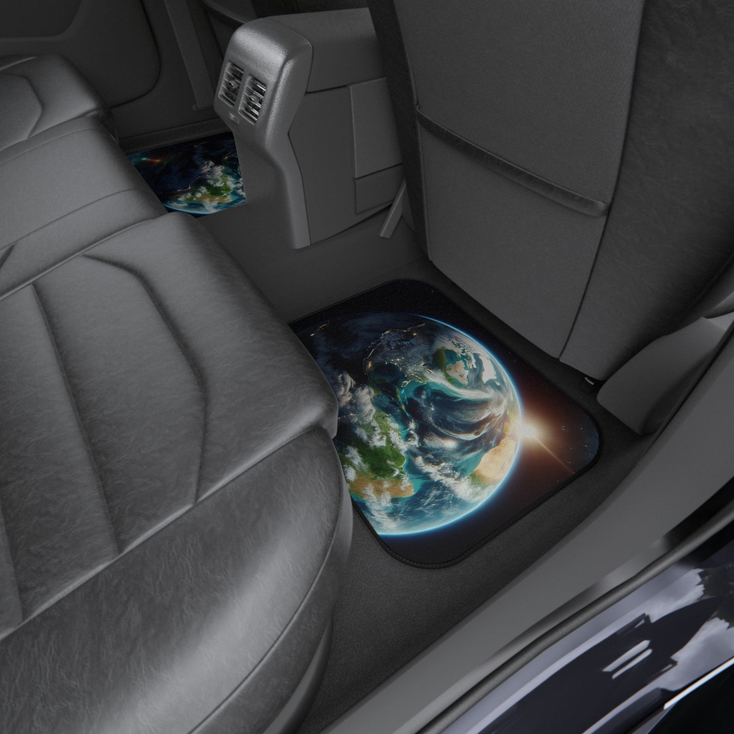 Eco-Friendly Earth Design Car Mats - 2x Rear