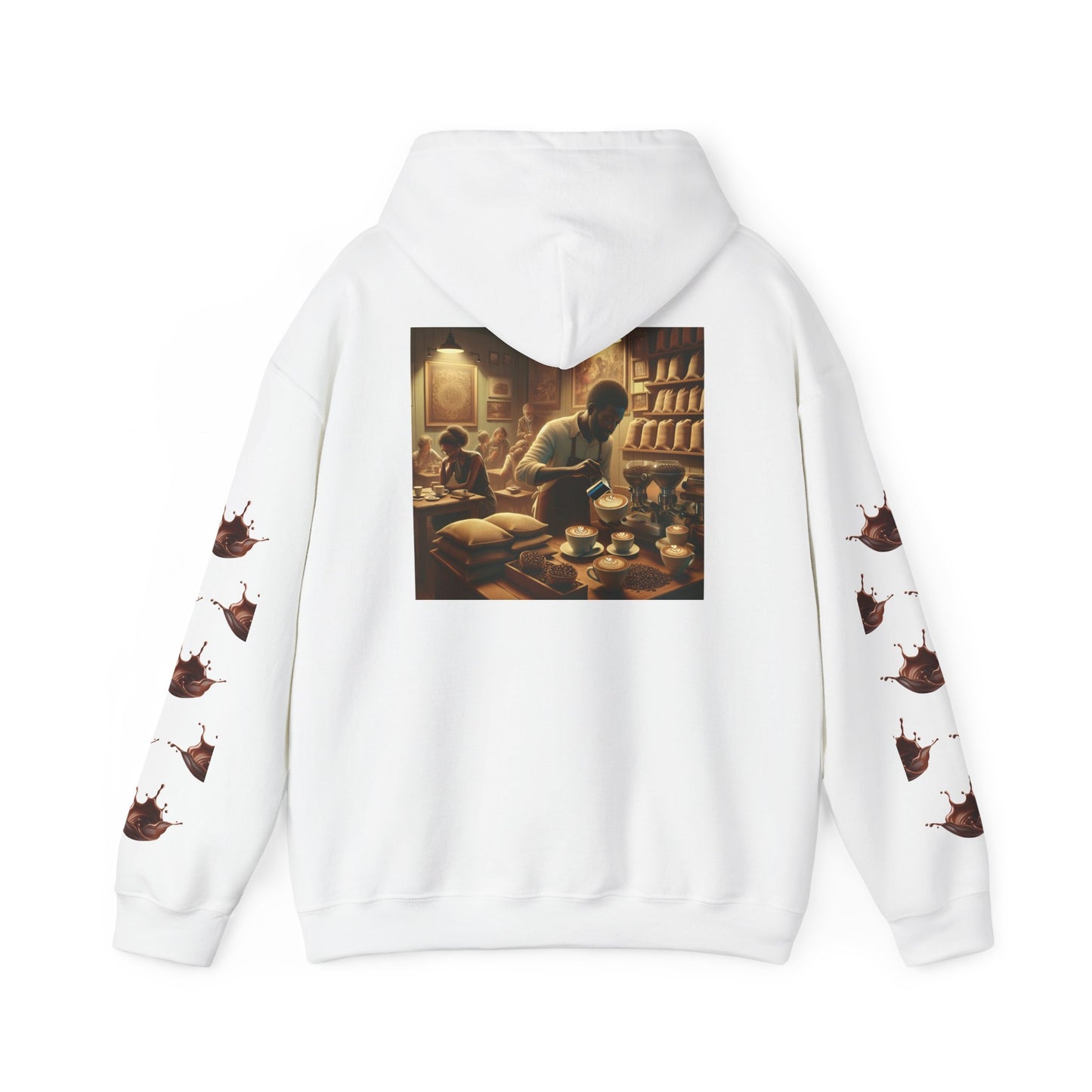 Artistic Coffee Lovers Hoodie – Perfect for Barista Enthusiasts