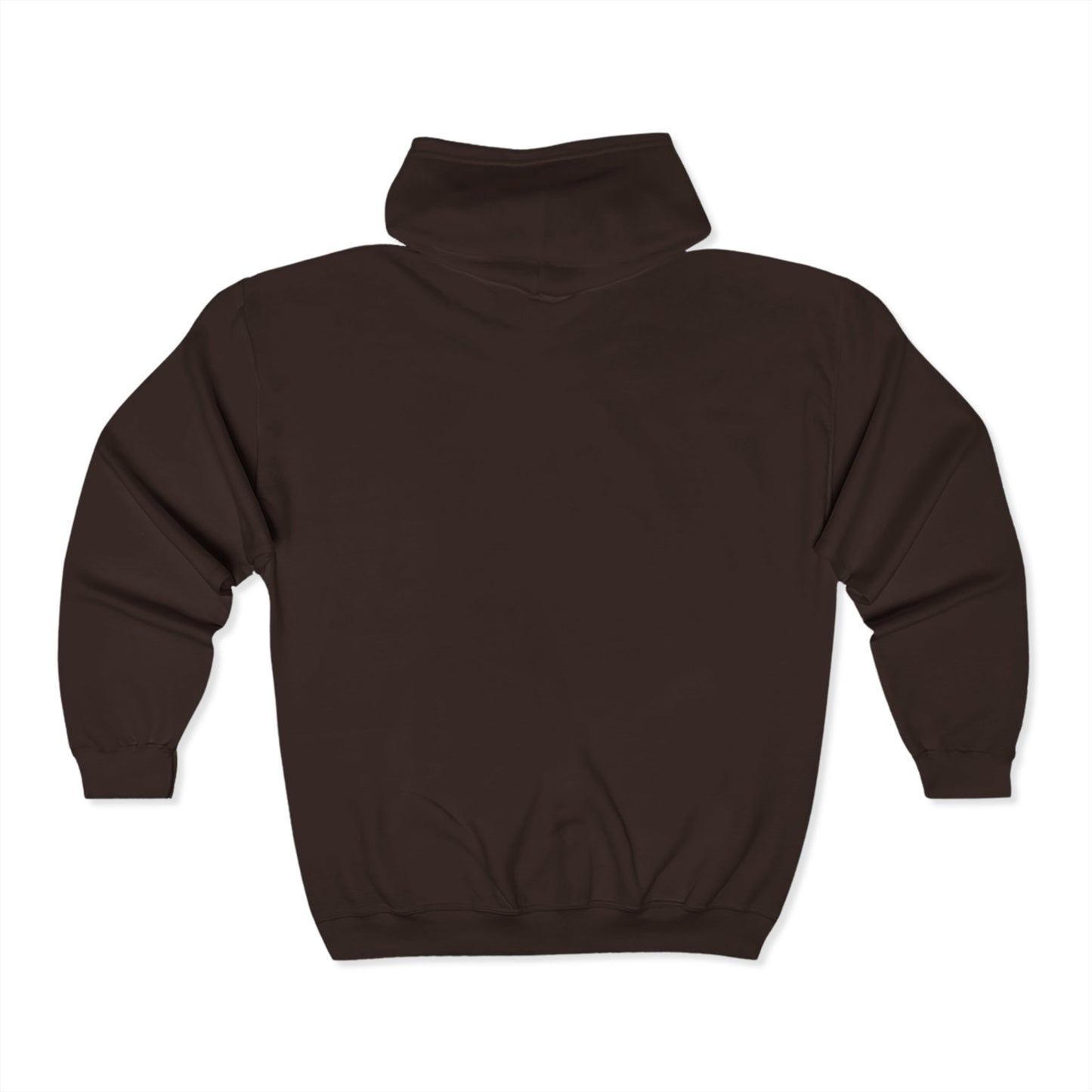 Unisex Heavy Blend™ Floral Zip Hoodie - Cozy White Sweatshirt for Everyday Comfort