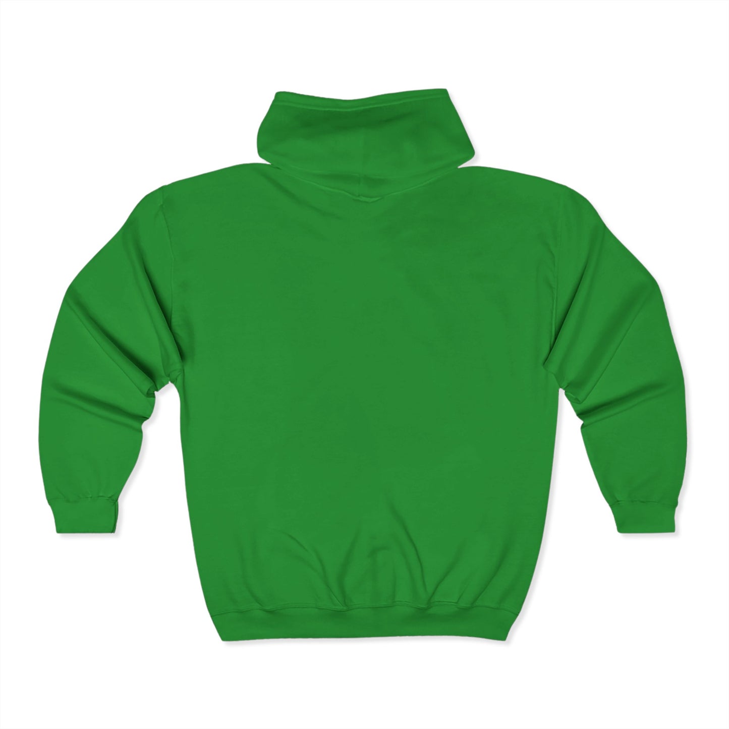 Unisex Heavy Blend™ Floral Zip Hoodie - Cozy White Sweatshirt for Everyday Comfort