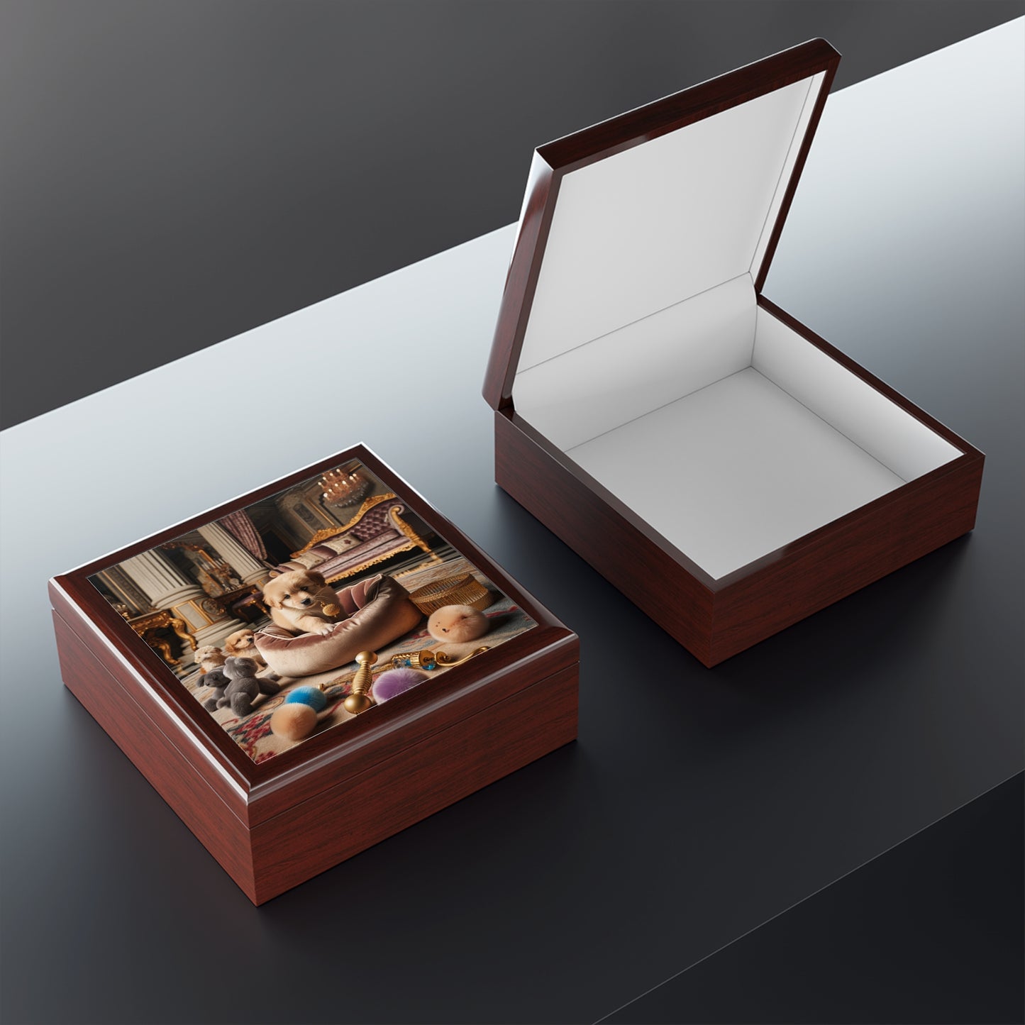 Luxurious Puppy Jewelry Box - Perfect for Pet Lovers and Gift Giving