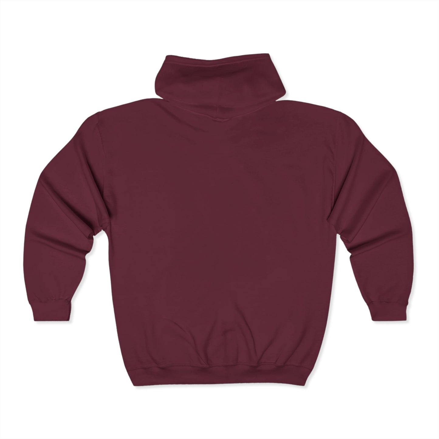 Unisex Heavy Blend™ Floral Zip Hoodie - Cozy White Sweatshirt for Everyday Comfort