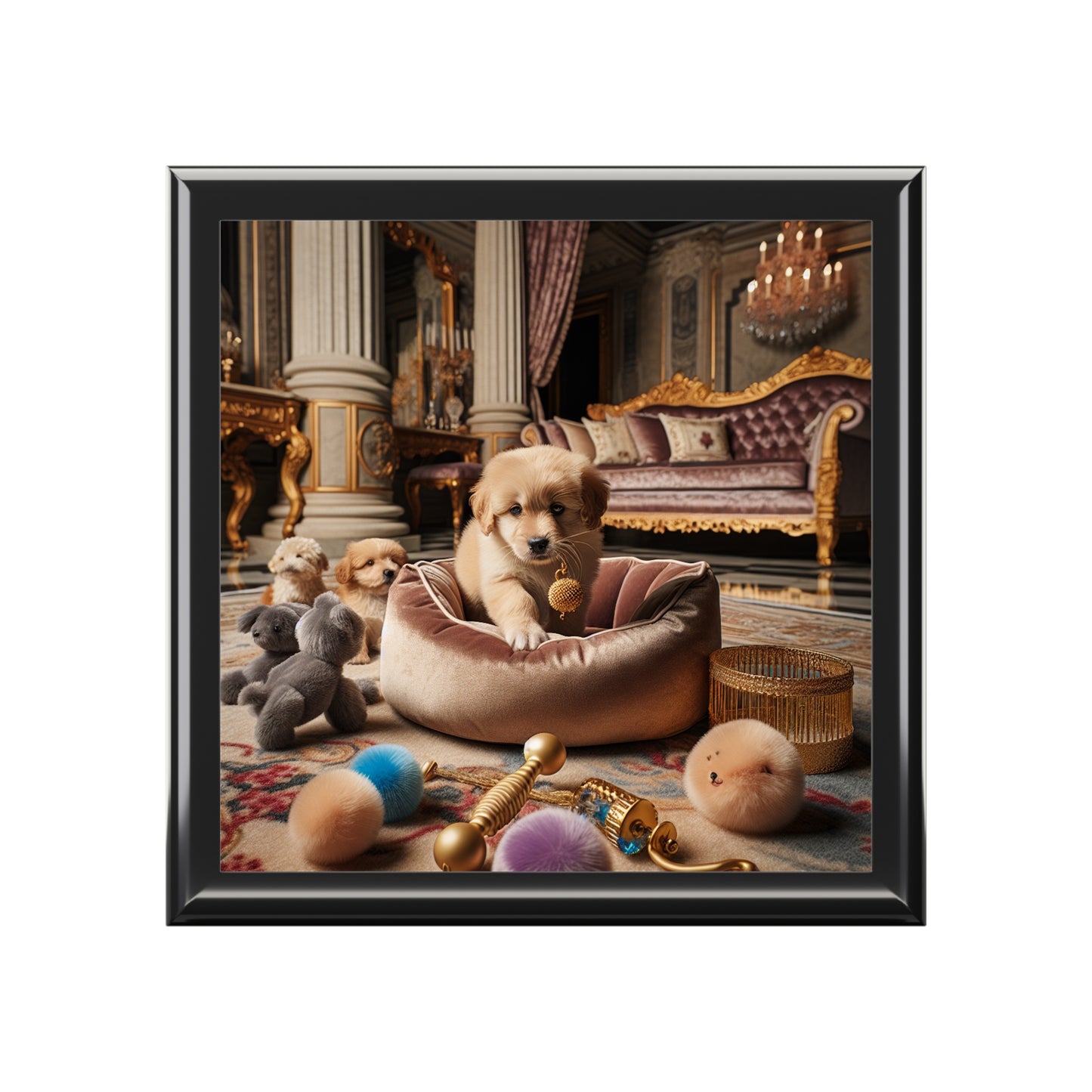 Luxurious Puppy Jewelry Box - Perfect for Pet Lovers and Gift Giving