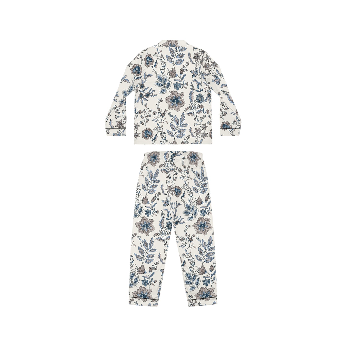 Elegant Floral Women's Satin Pajamas Set | Luxurious Sleepwear for Relaxation