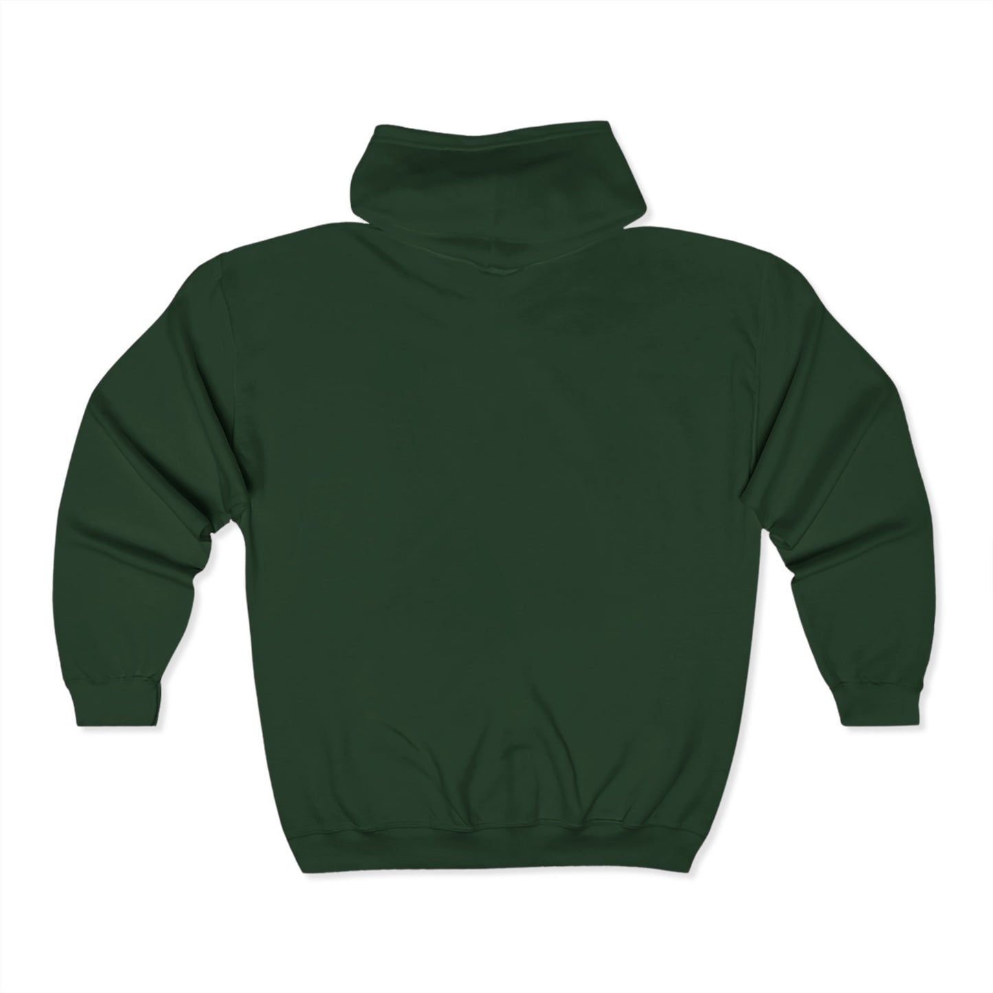 Unisex Heavy Blend™ Floral Zip Hoodie - Cozy White Sweatshirt for Everyday Comfort