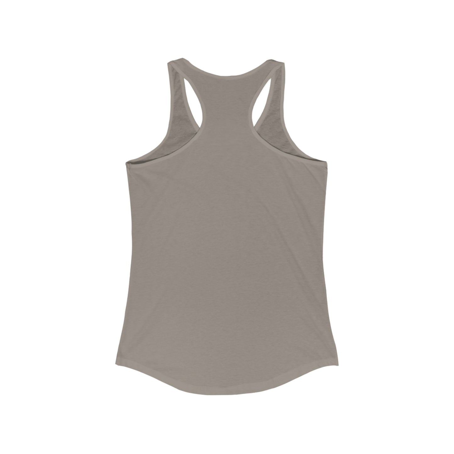 Women's Ideal Racerback Tank - Mountain & Moon Design for Outdoor Lovers