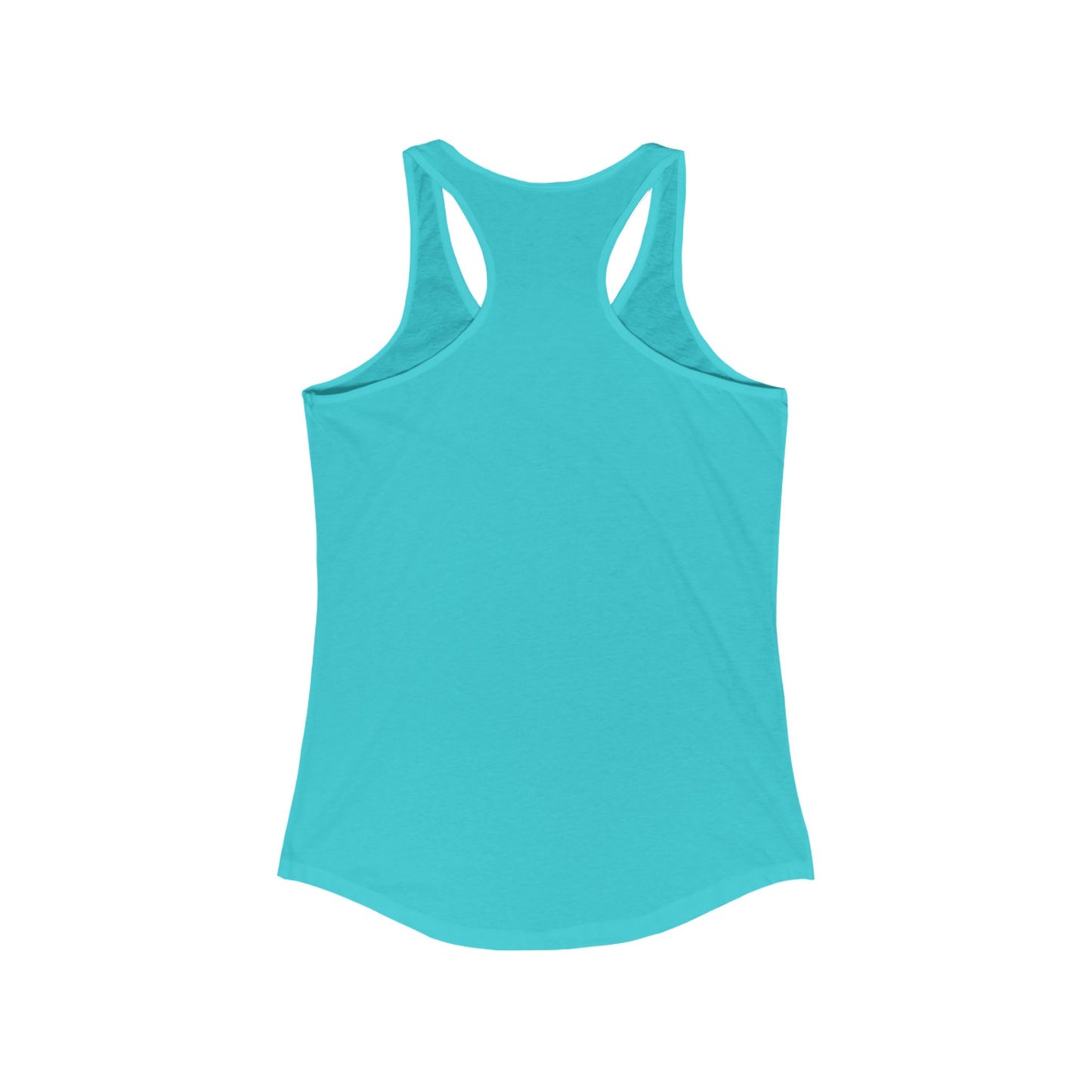 Women's Ideal Racerback Tank - Mountain & Moon Design for Outdoor Lovers
