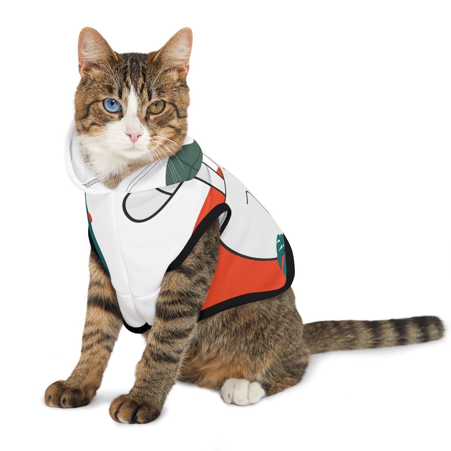 Whimsical Pet Hoodie for Cozy Comfort – Cute Cat Design