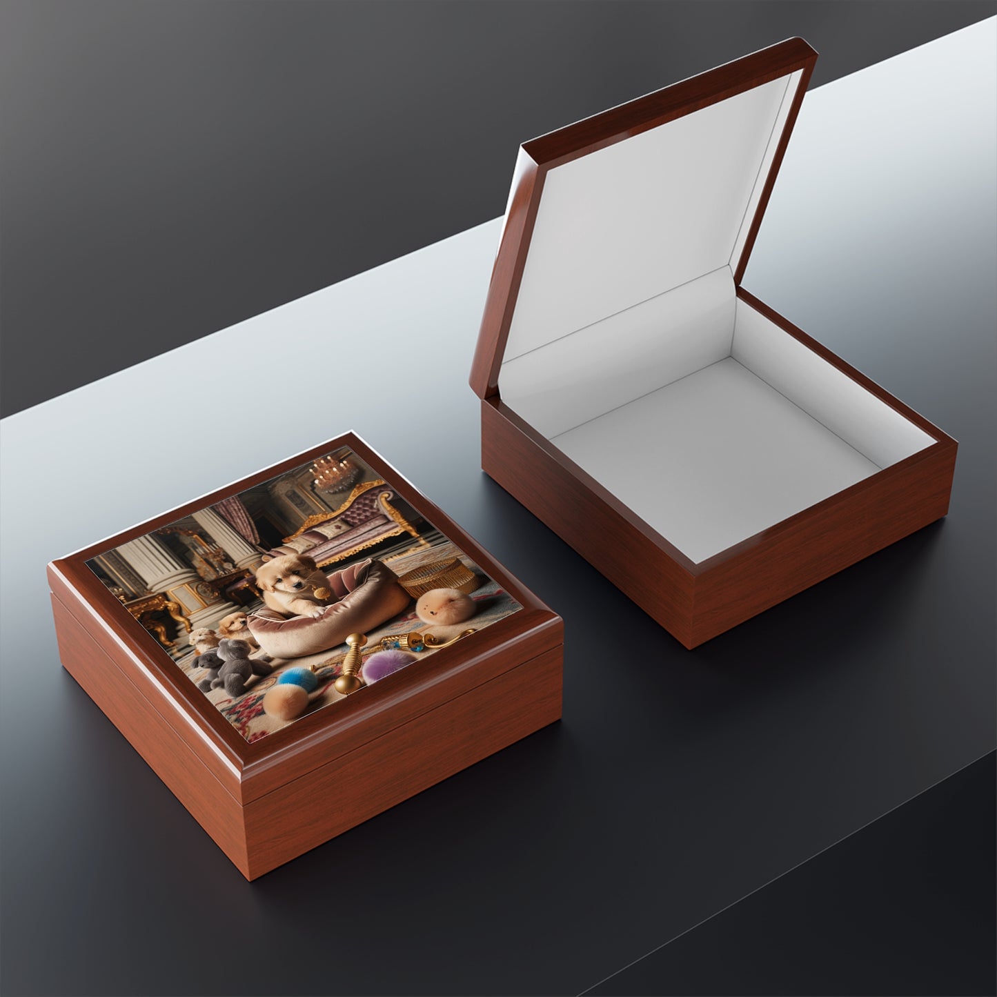 Luxurious Puppy Jewelry Box - Perfect for Pet Lovers and Gift Giving