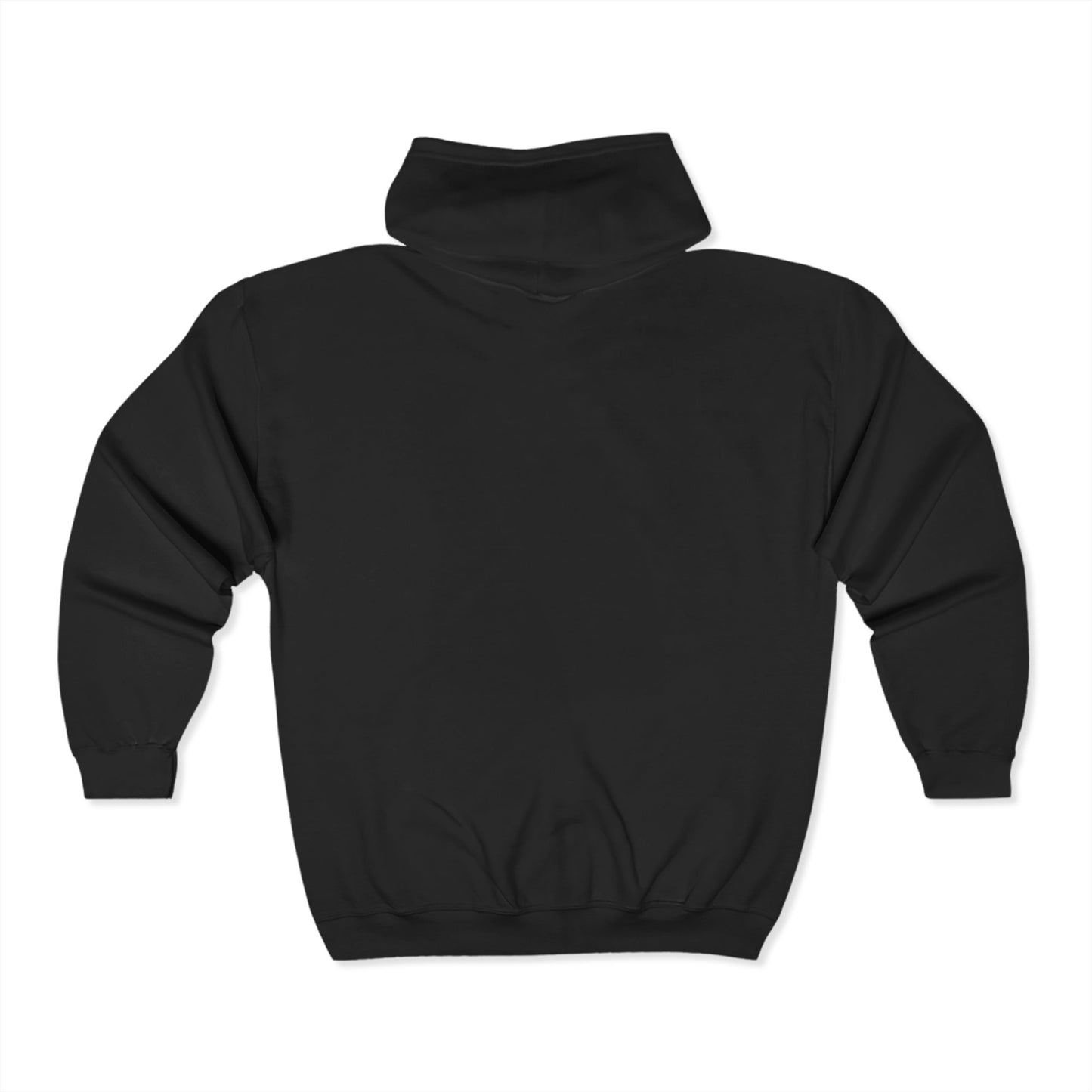 Unisex Heavy Blend™ Floral Zip Hoodie - Cozy White Sweatshirt for Everyday Comfort