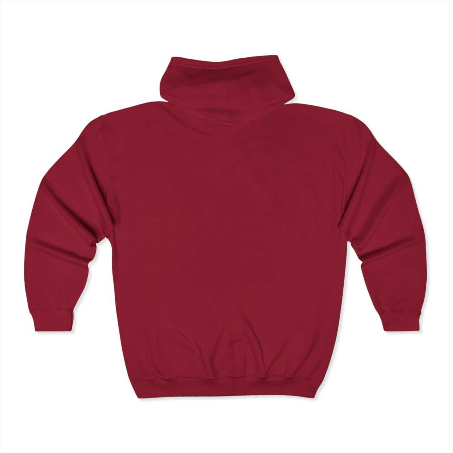 Unisex Heavy Blend™ Floral Zip Hoodie - Cozy White Sweatshirt for Everyday Comfort