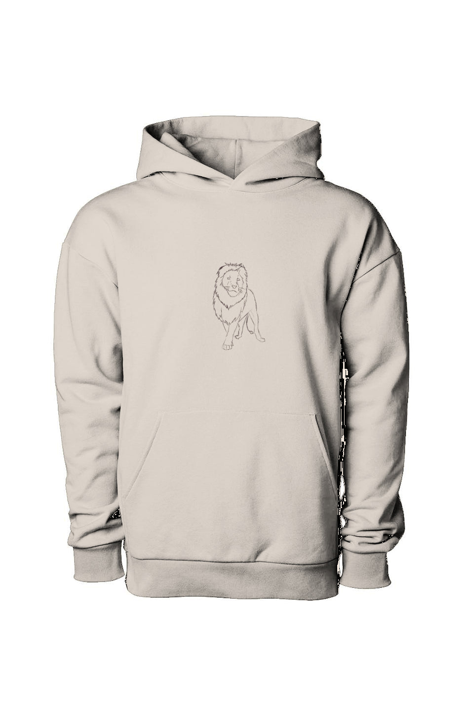 Mainstreet Hooded Sweatshirt - lion embroidery