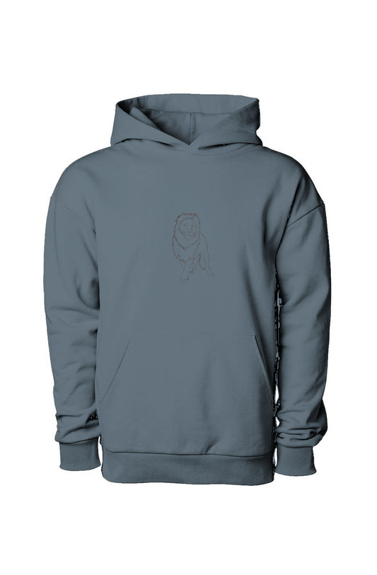 Mainstreet Hooded Sweatshirt - lion embroidery