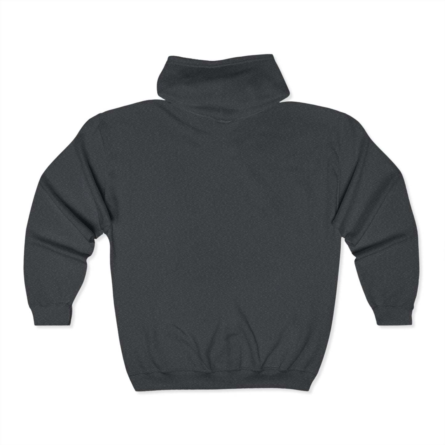 Unisex Heavy Blend™ Floral Zip Hoodie - Cozy White Sweatshirt for Everyday Comfort