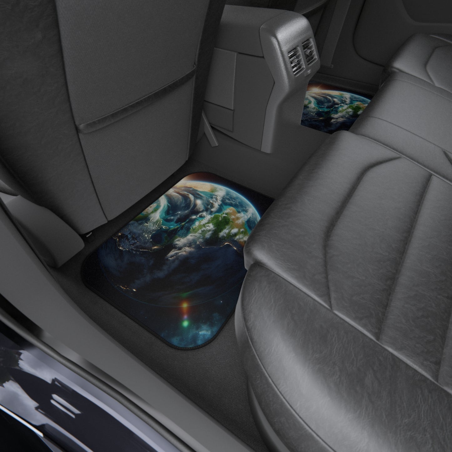 Eco-Friendly Earth Design Car Mats - 2x Rear